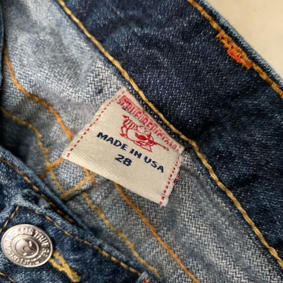 True Religion Brianna Denim Jeans Slim Size 28x32 Pants - Picture 10 of 10